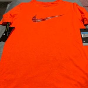 Orange Nike tee